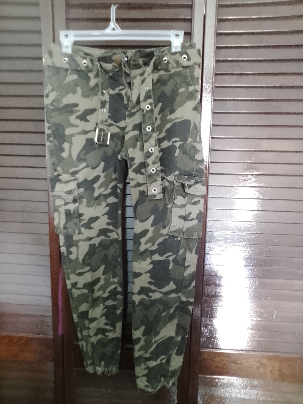 Camouflage Cargo Pants - Green Camo